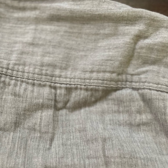 Vineyard Vines Double Cloth Shirt Button Up Gray Long Sleeve Men  Size M Cotton - Picture 5 of 10